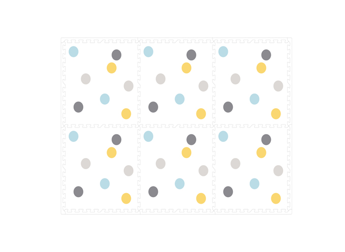 Circle Pattern EVA Foam Playmat