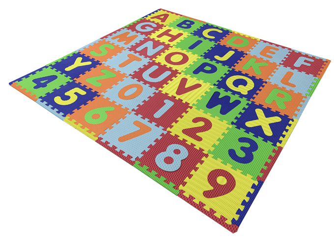 Large Foam ABC-123 Mat - Play Mat For Kids