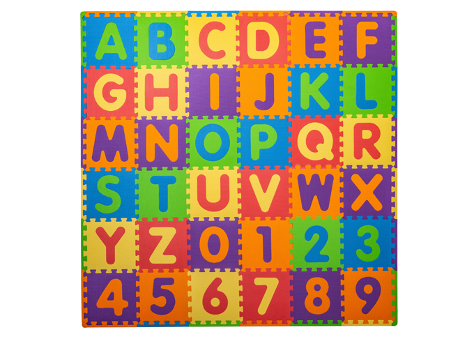 36PCS/Set Large Alphabet Numbers EVA Floor Mat Baby Room Jigsaw