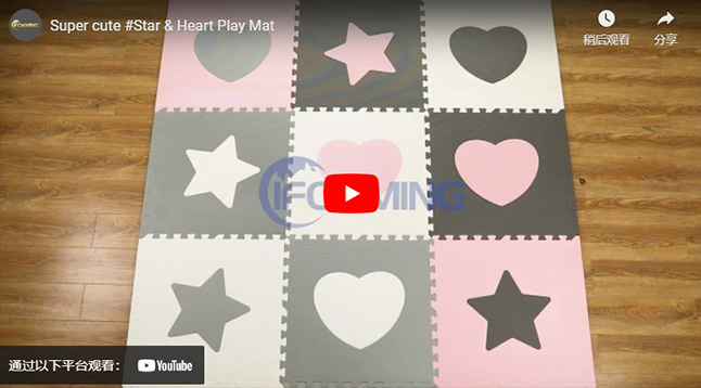 Super cute #Star & Heart Play Mat